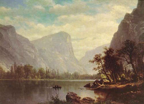 Albert Bierstadt Mirror Lake, Yosemite Valley oil painting image
